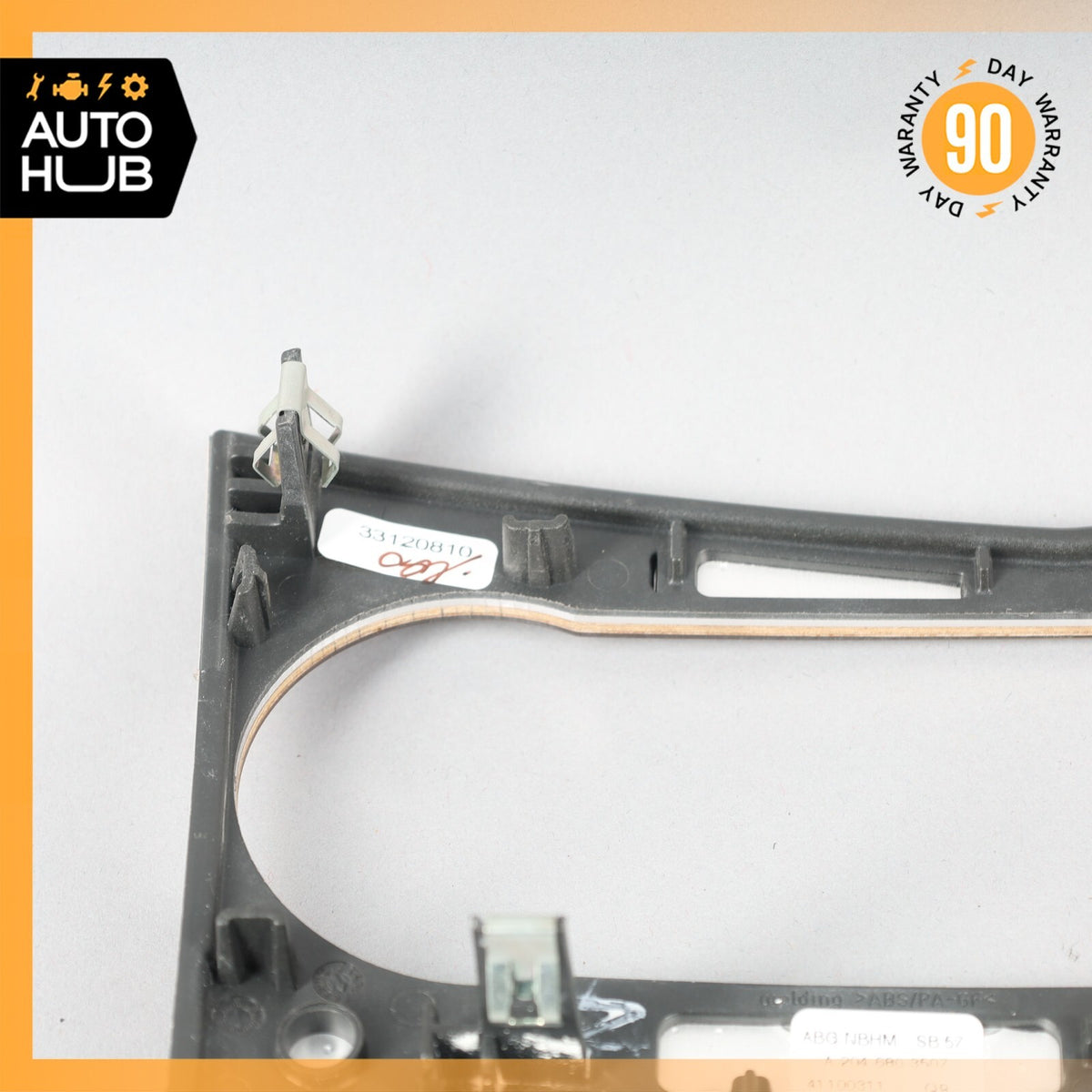 08-14 Mercedes W204 C300 C350 AC A/C Climate Control Switch Trim Bezel Wood OEM - photo 7