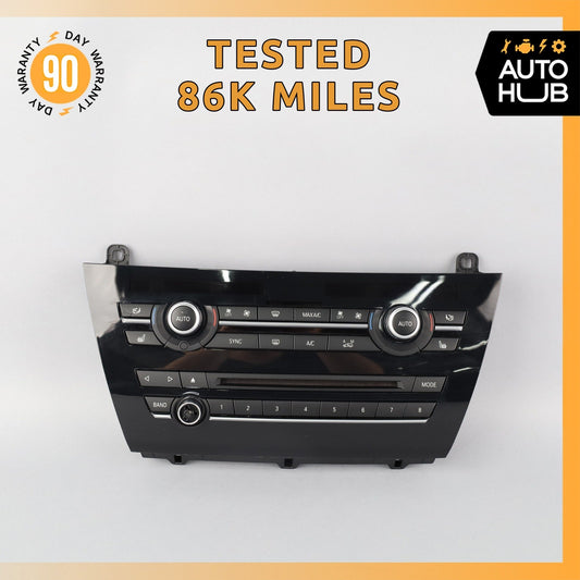 14-19 BMW F15 X5 X6 A/C AC Climate Temperature Radio Control Switch OEM - photo 1