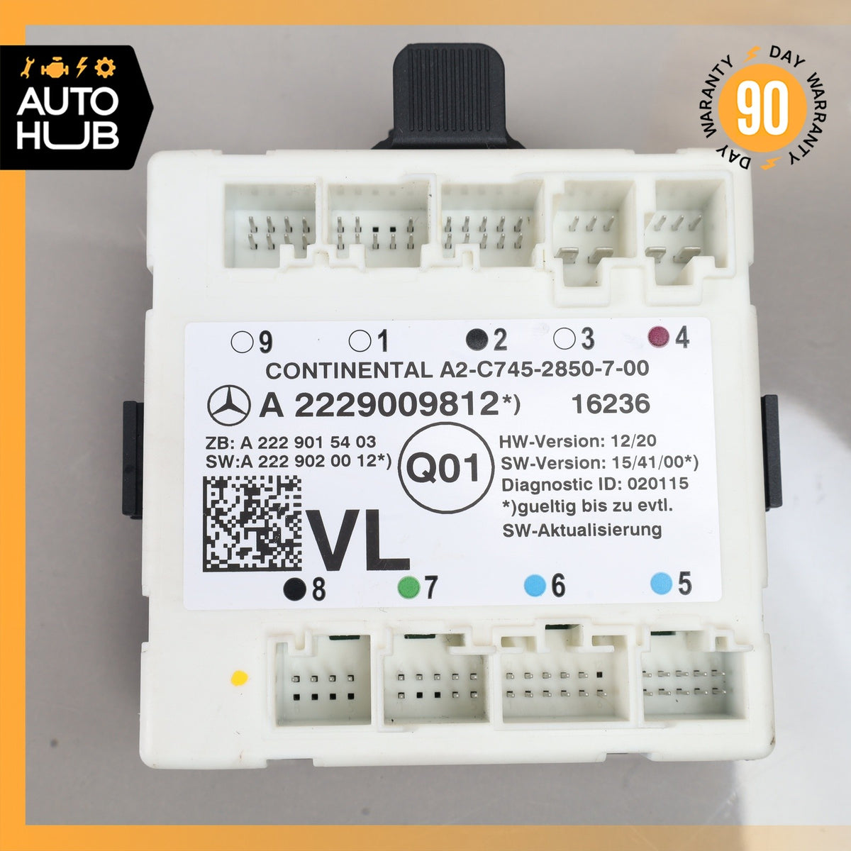 Mercedes W205 C300 Front Left Side Door Control Module OEM - photo 7