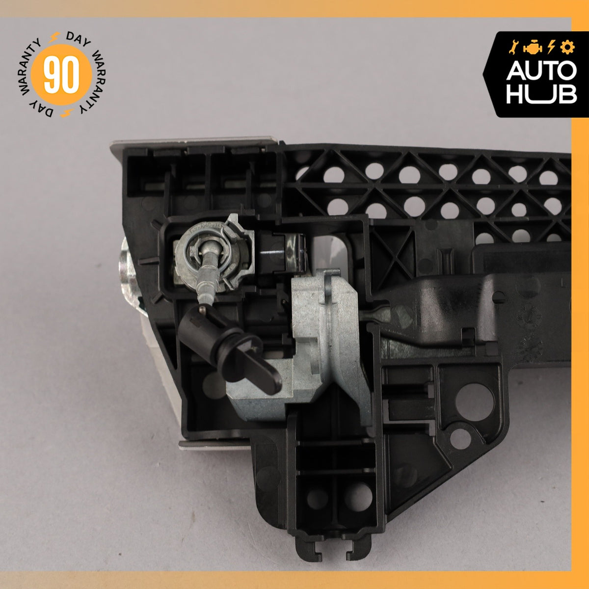 17-19 Audi 4M Q7 Front Left Driver Side Exterior Door Handle White OEM 87k - photo 9