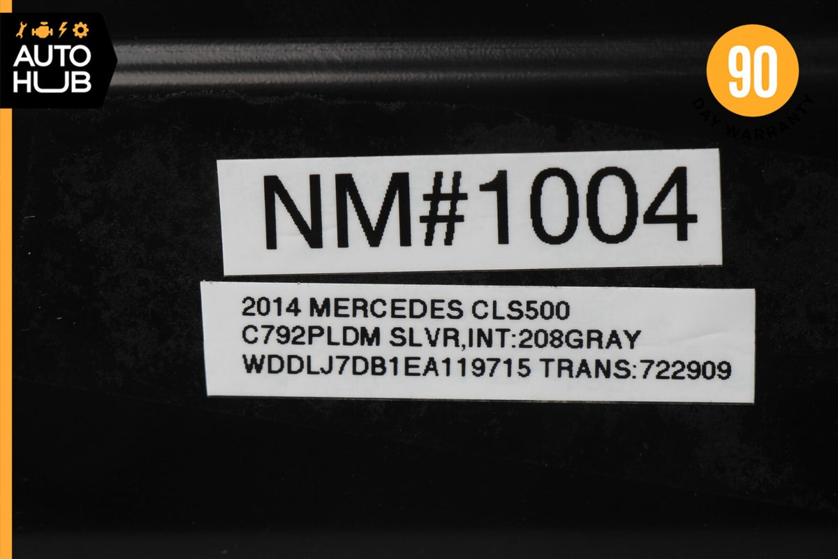 10-16 Mercedes W218 CLS550 E400 Left Driver Side Under Seat Compartment Gray OEM - photo 12