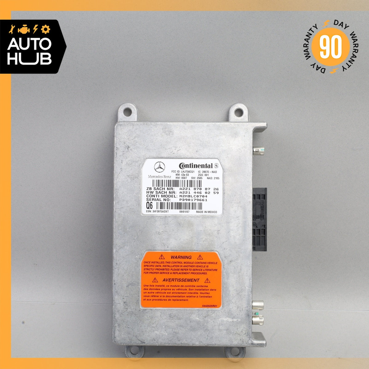 Mercedes X164 GL450 SL500 CLS500 S550 Voice Communication Control Module OEM - photo 8
