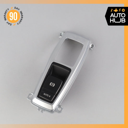 BMW E71 X6M Center Console Parking Brake Auto Hold Switch w/ Trim OEM 62k - photo 1