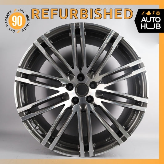 Porsche Macan 95B Turbo 9.0 X 21 21" Front Wheel Rim 95B601025AT OEM - photo 1