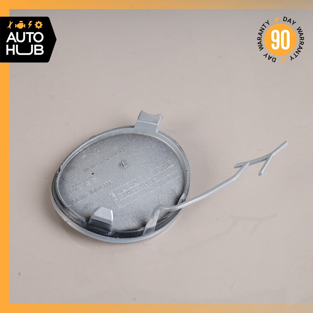 Porsche Macan 95B GTS Front Bumper Tow Hook Hitch Cover Lid OEM 44k - photo 6