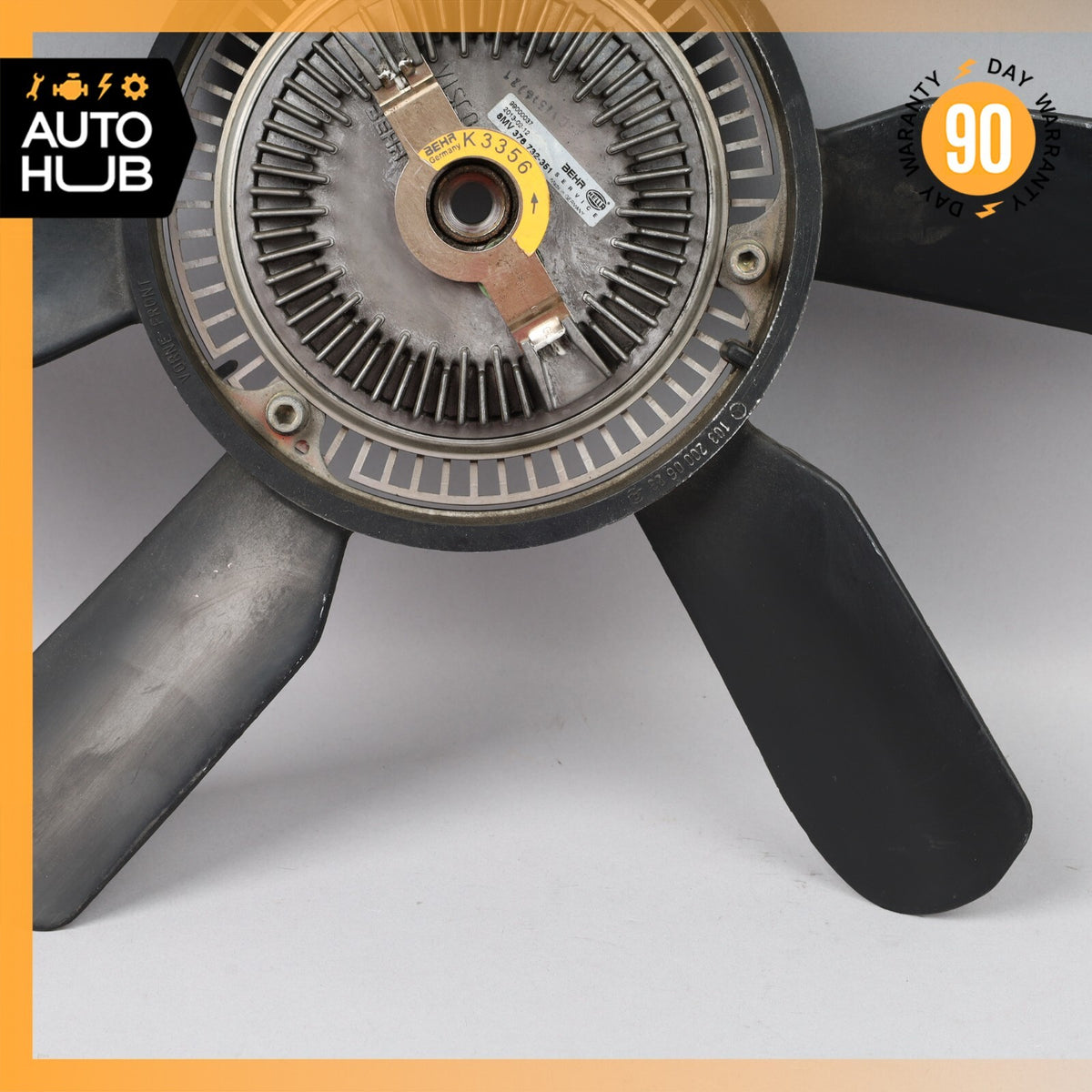 90-99 Mercedes R129 SL320 E320 S320 Radiator Cooling Fan w/Clutch 1032000623 OEM - photo 4