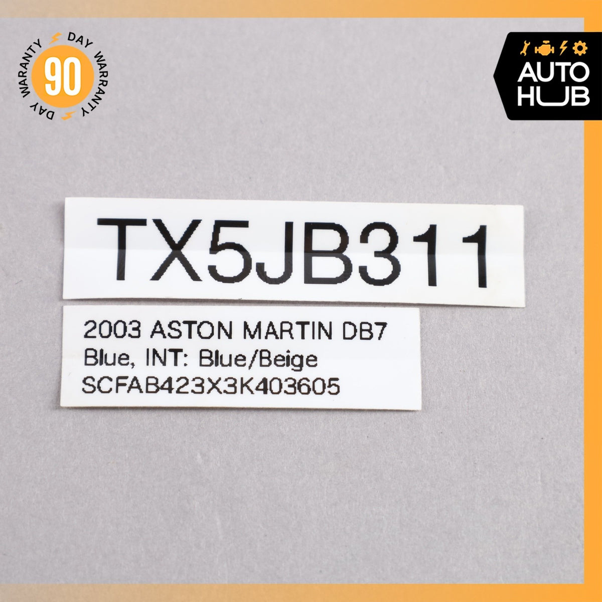 00-12 Aston Martin DB7 DB9 Vanquish Engine Adapter Oil Cooler Filter OEM 38k - photo 13