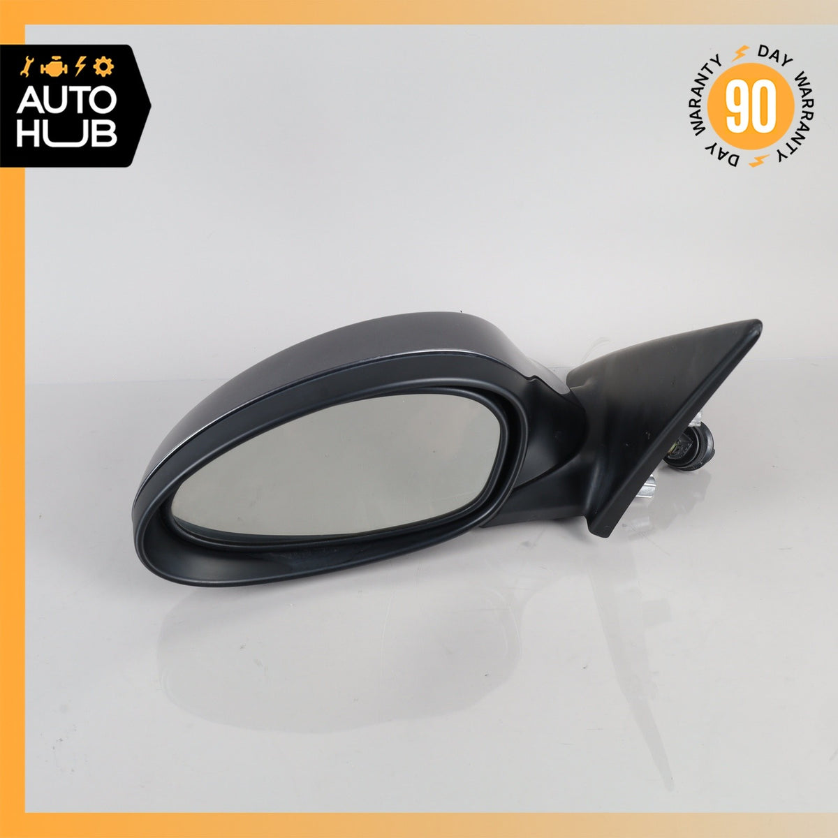 BMW E90 328i 335i Left Side Exterior Door Mirror Gray OEM 67k - photo 2