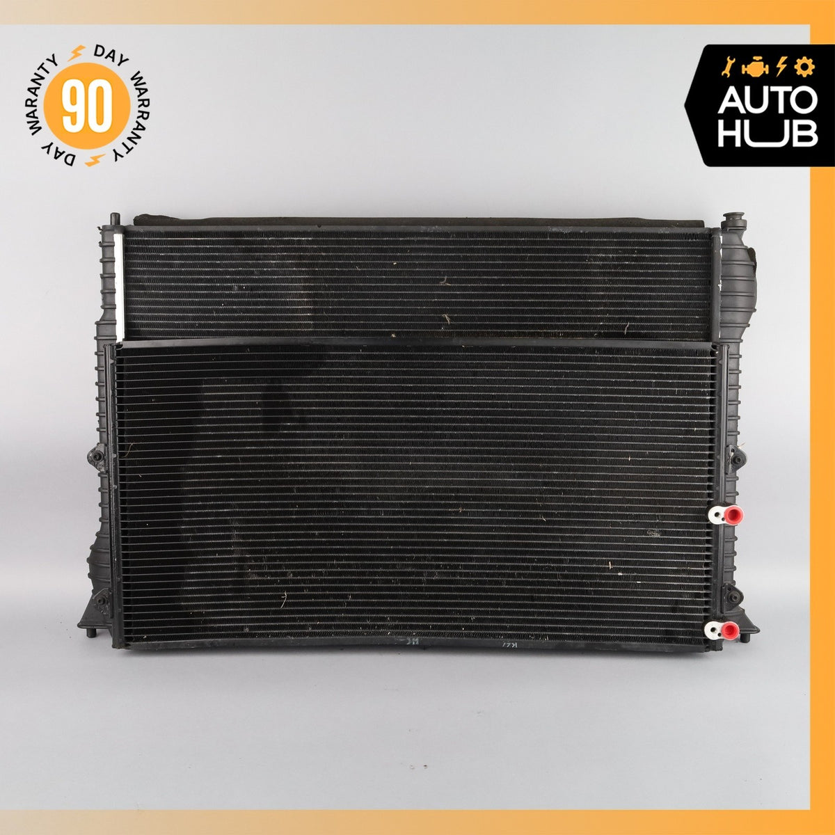 08-14 Bentley Continental GTC GT Engine Cooling Radiator AC A/C Condenser OEM - photo 9