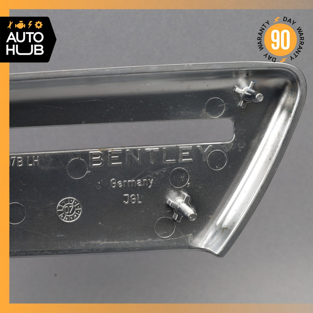 03-10 Bentley Continental GT GTC Left Driver Side Seat Belt Trim OEM - photo 4