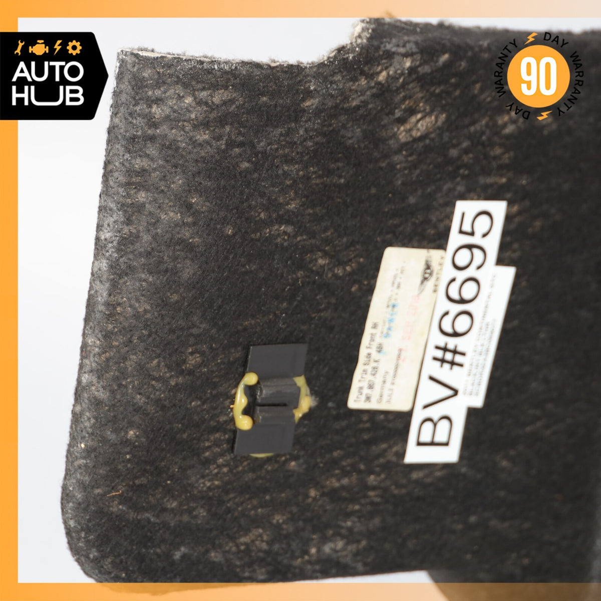 07-11 Bentley Continental GTC Right Side Inside Trunk Panel Carpet Cover OEM 59k - photo 11