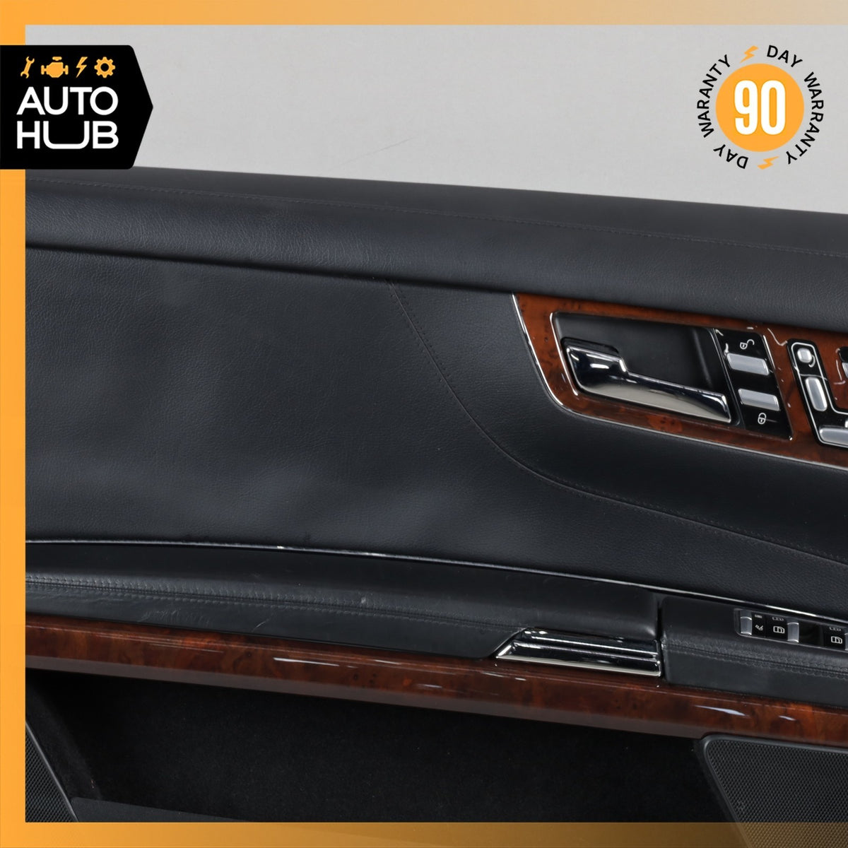 07-14 Mercedes W216 CL550 Front Left Driver Side Interior Door Panel Leather OEM - photo 3