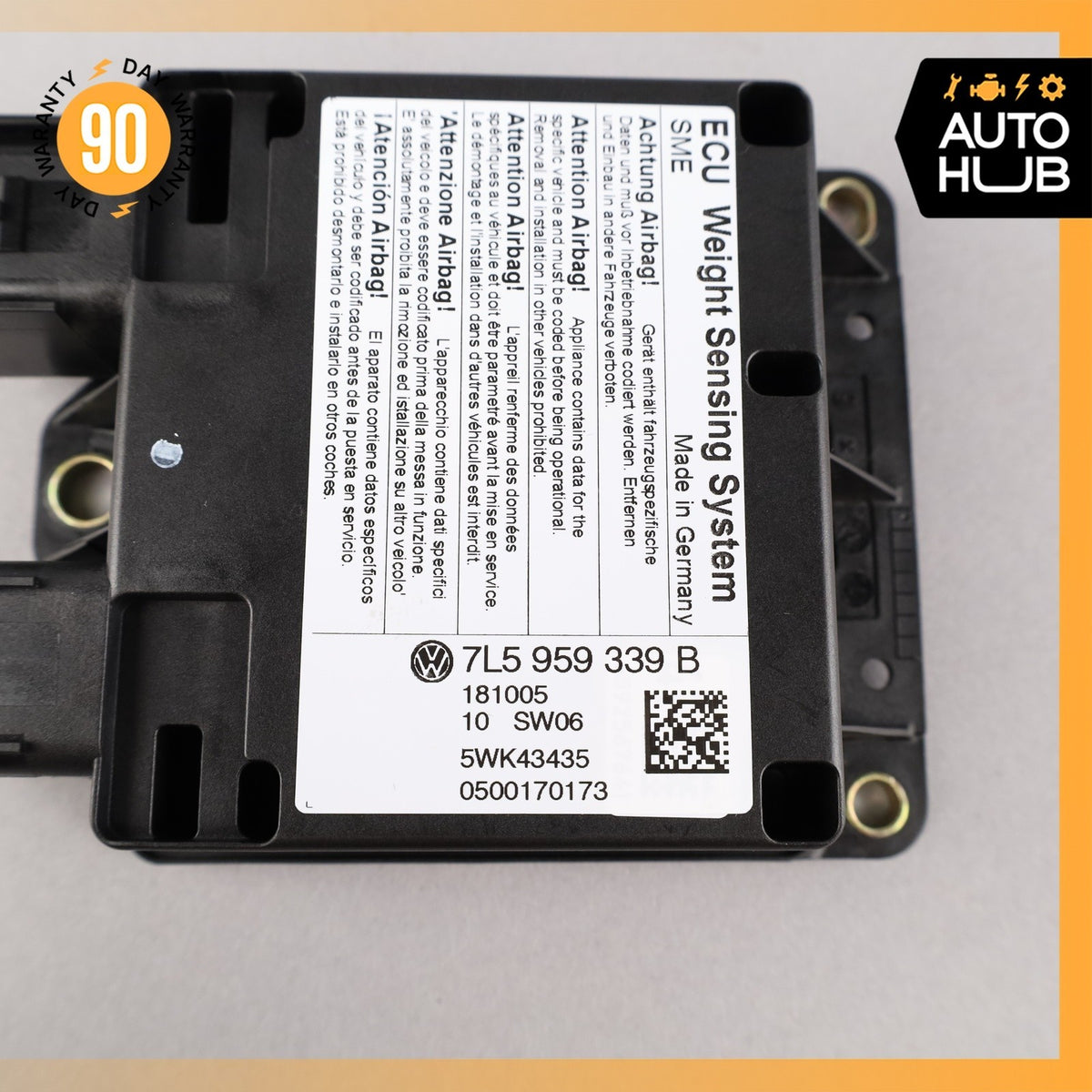 Porsche Cayenne 955 Weight Sensor Control Module Unit 7L5959339B OEM - photo 8
