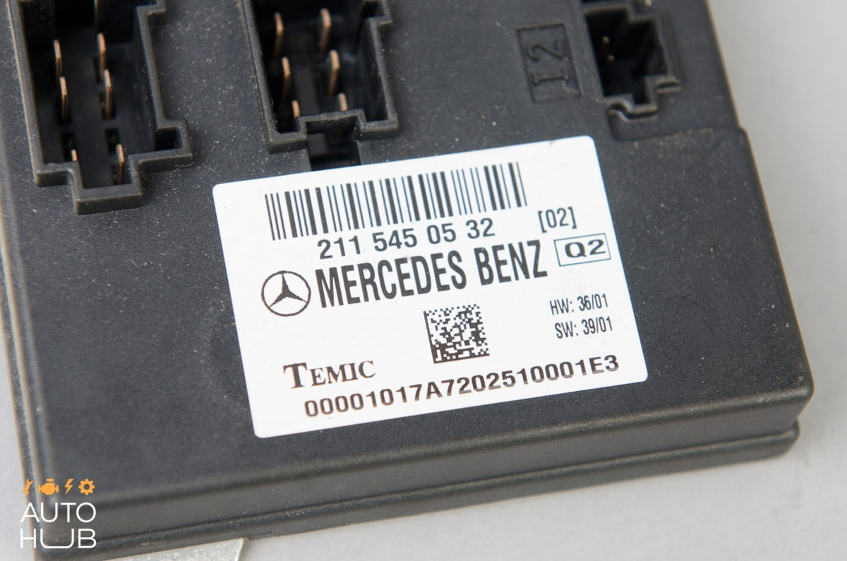 03-11 Mercedes W211 E350 E500 CLS500 Body Control Module Unit BCM BCU 2115450532 - photo 2
