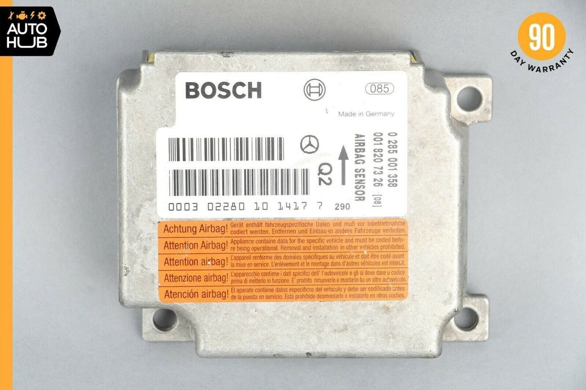 03-06 Mercedes R230 SL500 SL55 AMG Airbag Air Bag Sensor SRS Control Module OEM - photo 5