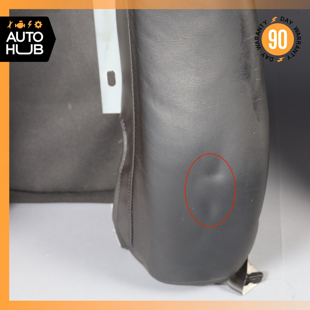 04-08 Cadillac XLR Right Passenger Side Top Upper Seat Cushion Black OEM - photo 5