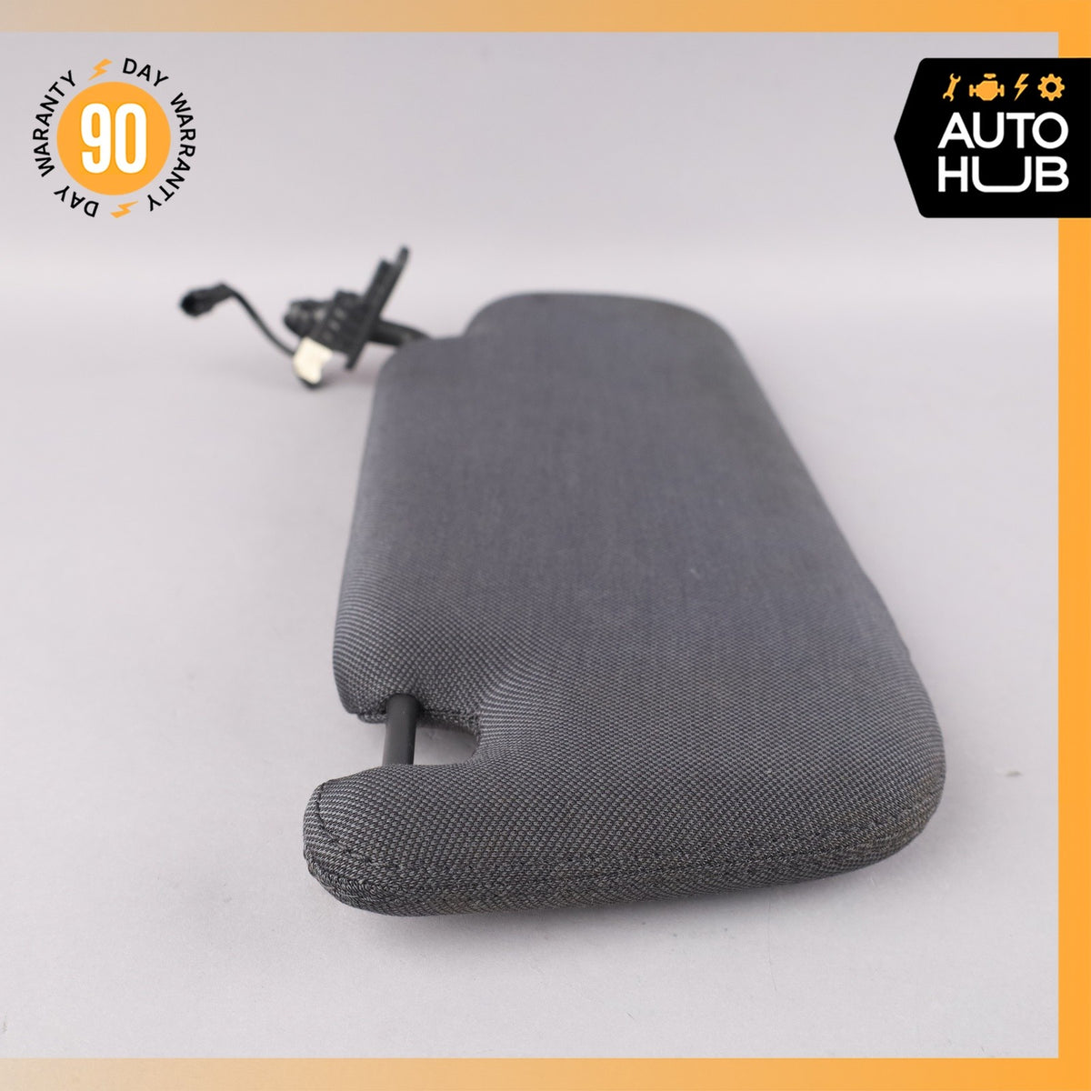 17-24 Maserati Levante M161 Left Driver Side Sunvisor Sun Visor Black OEM 89k - photo 9