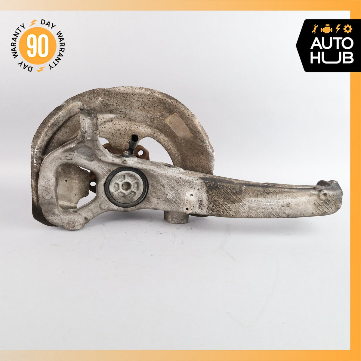 10-16 Porsche Panamera 970 Front Left Side Knuckle Spindle Hub 97034115704 OEM - photo 10