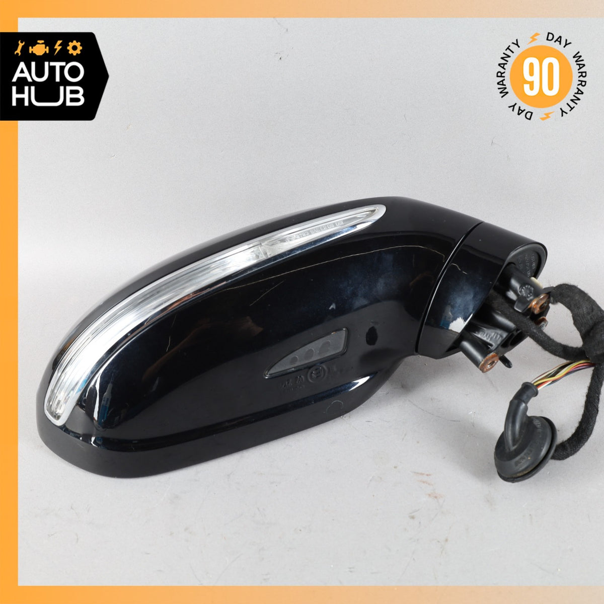 14-18 Bentley Flying Spur Right Side Rear View Door Mirror Black 4W1857410A OEM - photo 15