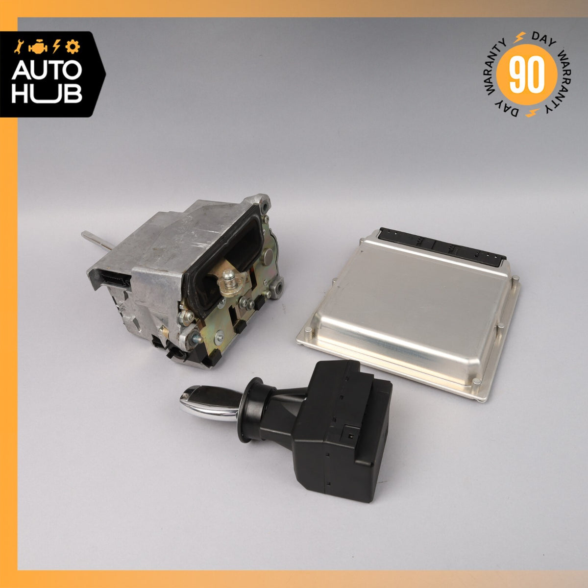 Mercedes R230 SL500 ECU Engine Computer EIS Ignition Switch Key Shifter Set OEM - photo 9