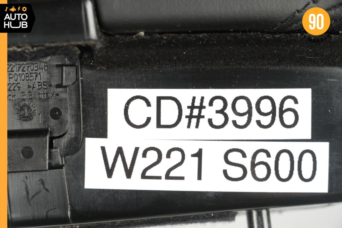07-09 Mercedes W221 S600 S65 Front Left Interior Door Panel Storage Compartment - photo 11