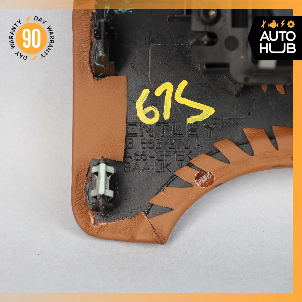 Bentley Continental GT Climate Temperature Sensor w/Cover OEM 56k - photo 7