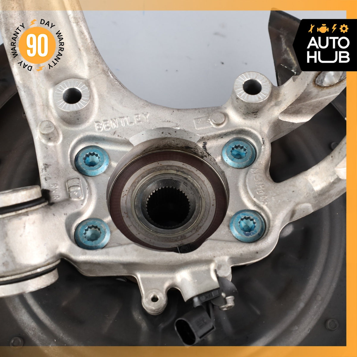 07-12 Bentley Continental GTC Rear Left Side Spindle Knuckle Hub OEM 43k - photo 13