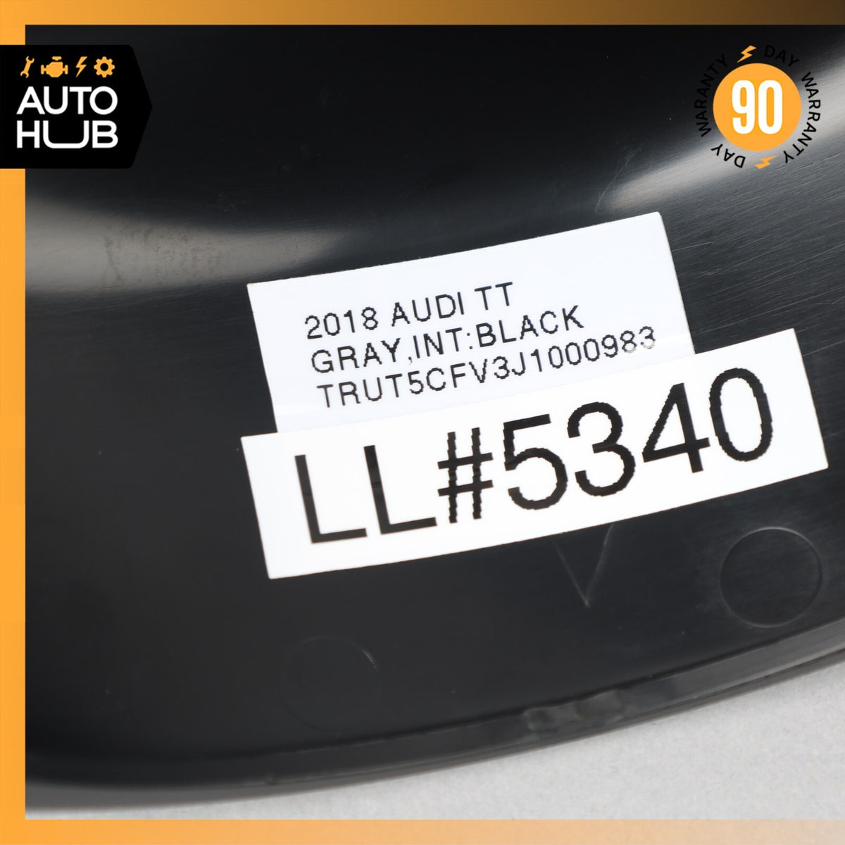 2018 Audi 8S TT Steering Column Lower Cover Panel Trim Black OEM 54k - photo 16