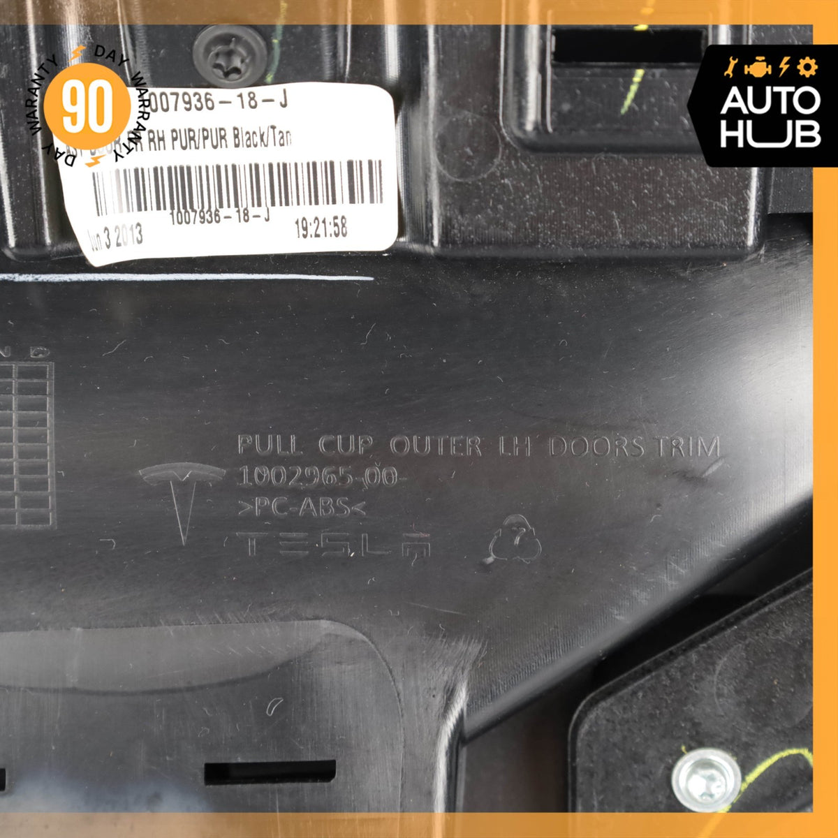 12-20 Tesla Model S Front Right Side Interior Door Panel 100793618J OEM 63k - photo 23