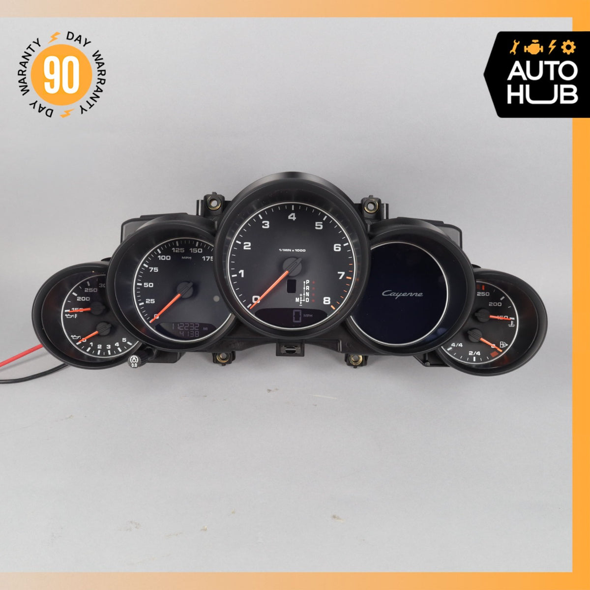 2016 Porsche Cayenne 958 3.6L VR6 Instrument Speedometer Cluster OEM 112k - photo 2