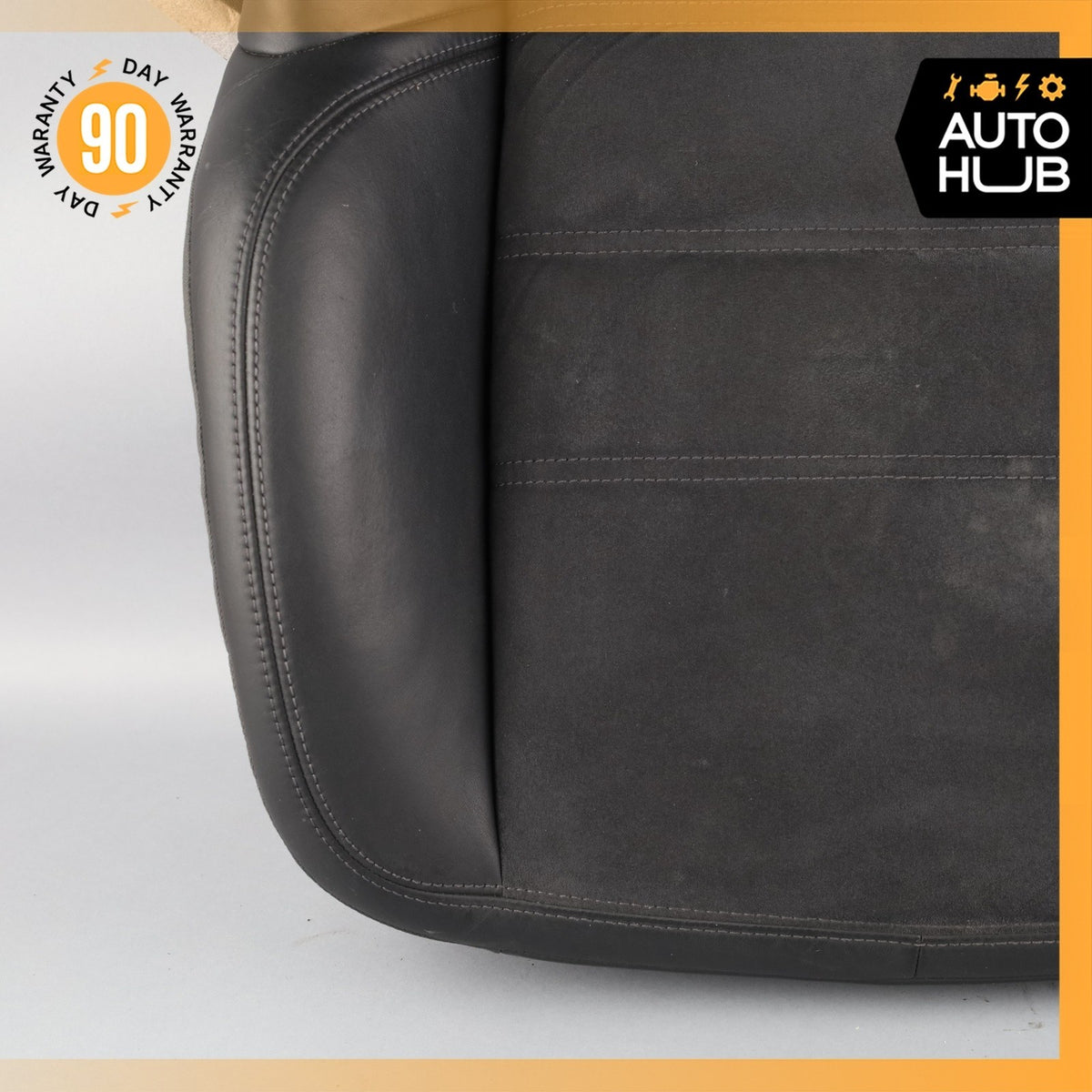 15-18 Porsche Macan 95B GTS Front Left Driver Seat Lower Cushion Suede OEM 46k - photo 6