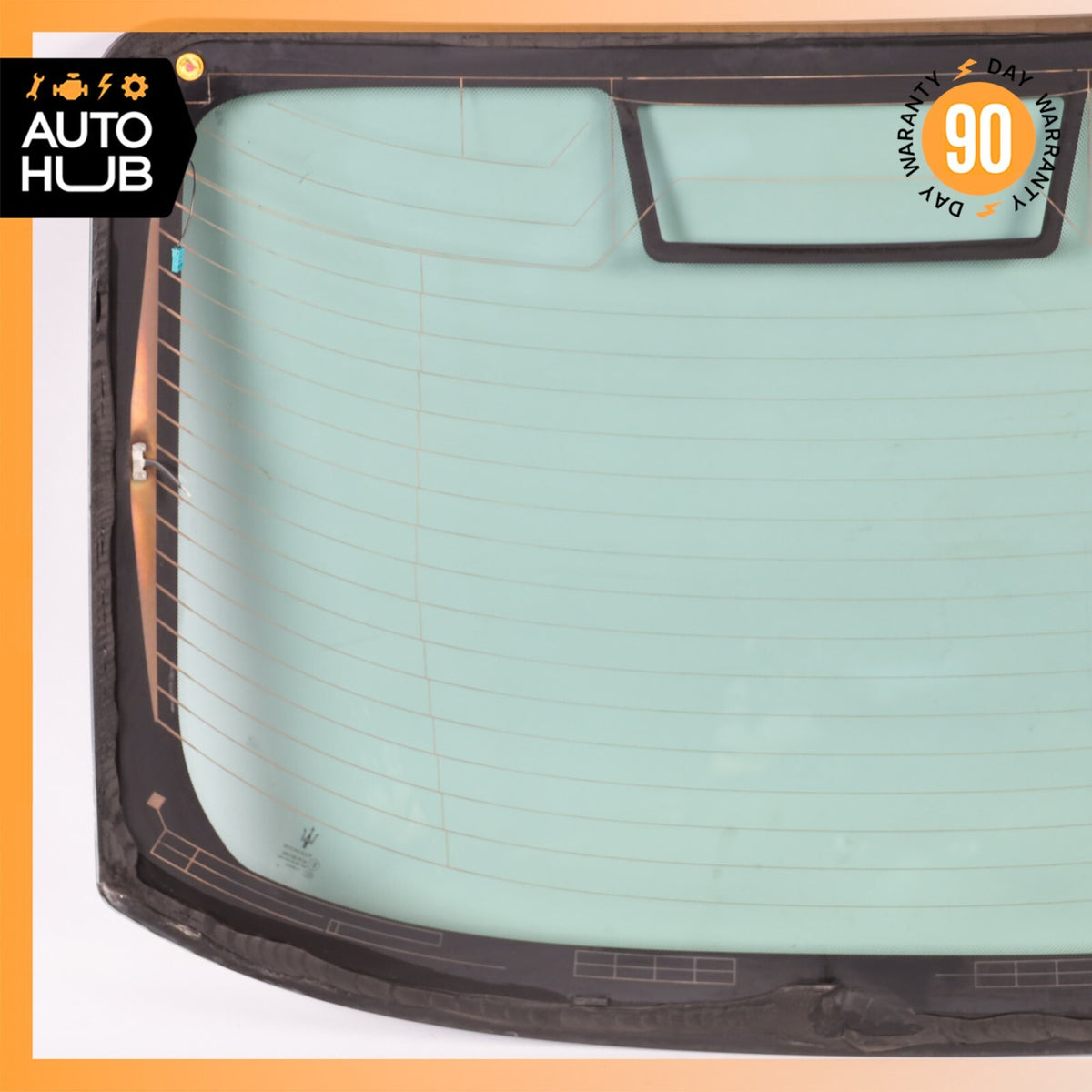 08-18 Maserati GranTurismo M145 Rear Windshield Wind Shield Back Glass OEM 70k - photo 10