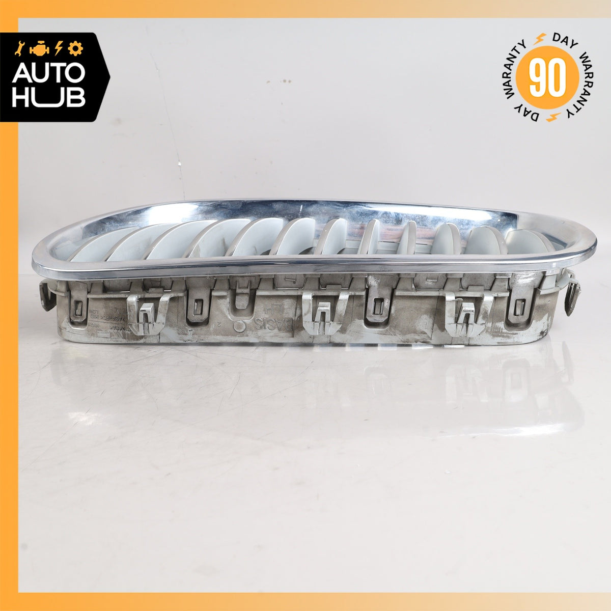11-13 BMW F10 550i ActiveHybrid 5 Left Side Radiator Hood Grill Grille OEM - photo 7