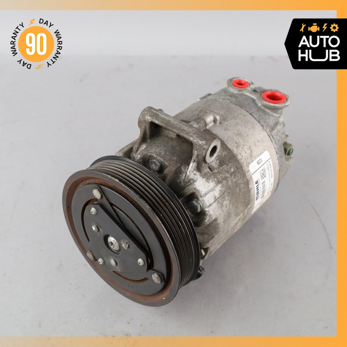 04-19 Maserati GranTurismo M145 A/C Air Conditioning Compressor 01141226 OEM 58k - photo 2