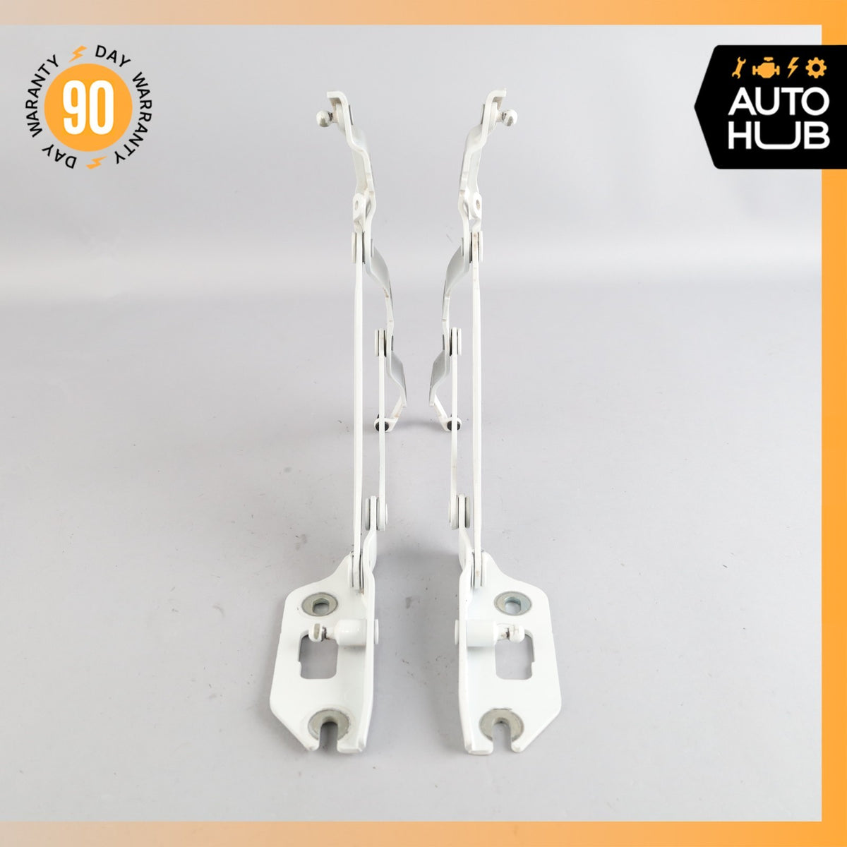 Audi S5 Convertible Trunk Boot Left & Right Lid Hinge Set White OEM - photo 5