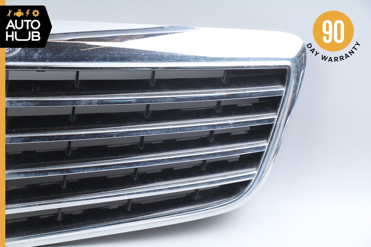 07-09 Mercedes W211 E350 E550 E320 Hood Radiator Grille Grill Chrome OEM - photo 5