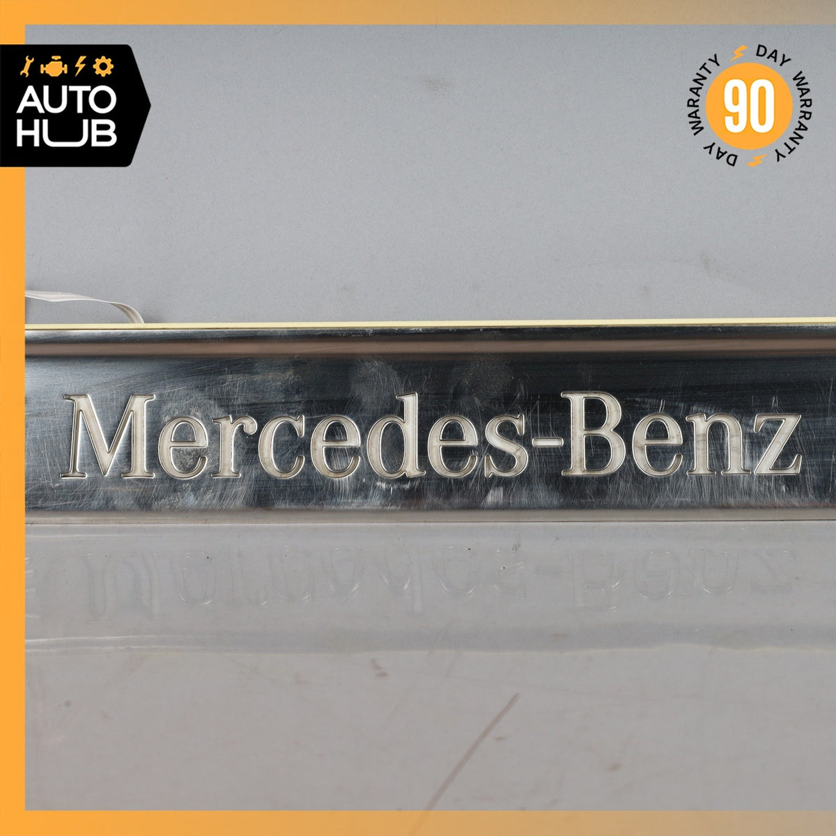 14-20 Mercedes W222 S550 S600 Rear Left Illuminated Door Step Sill Panel OEM - photo 7