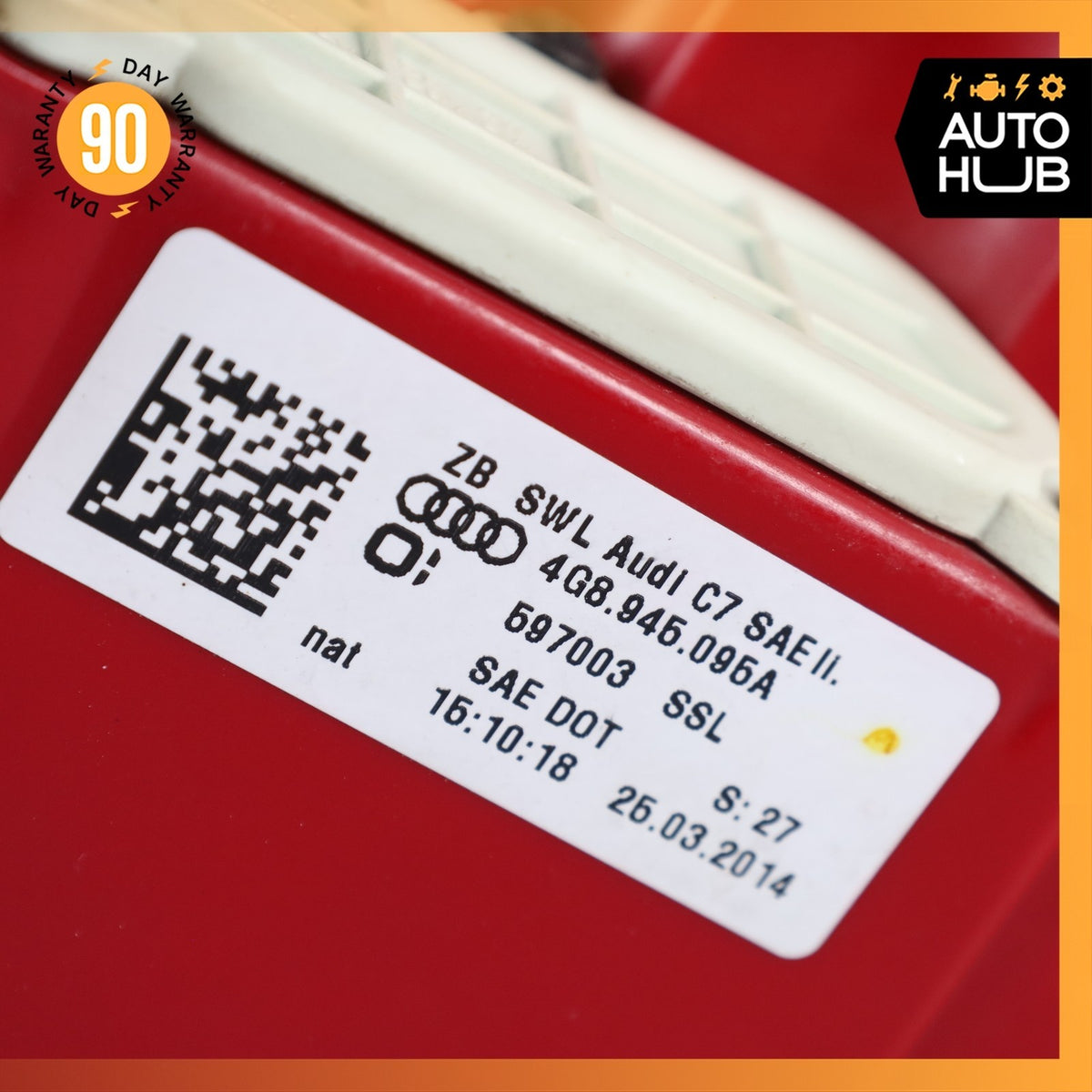 12-15 Audi 4G8 A7 S7 Left Outer LED Taillight Tail Light Lamp 4G8945095A OEM - photo 21