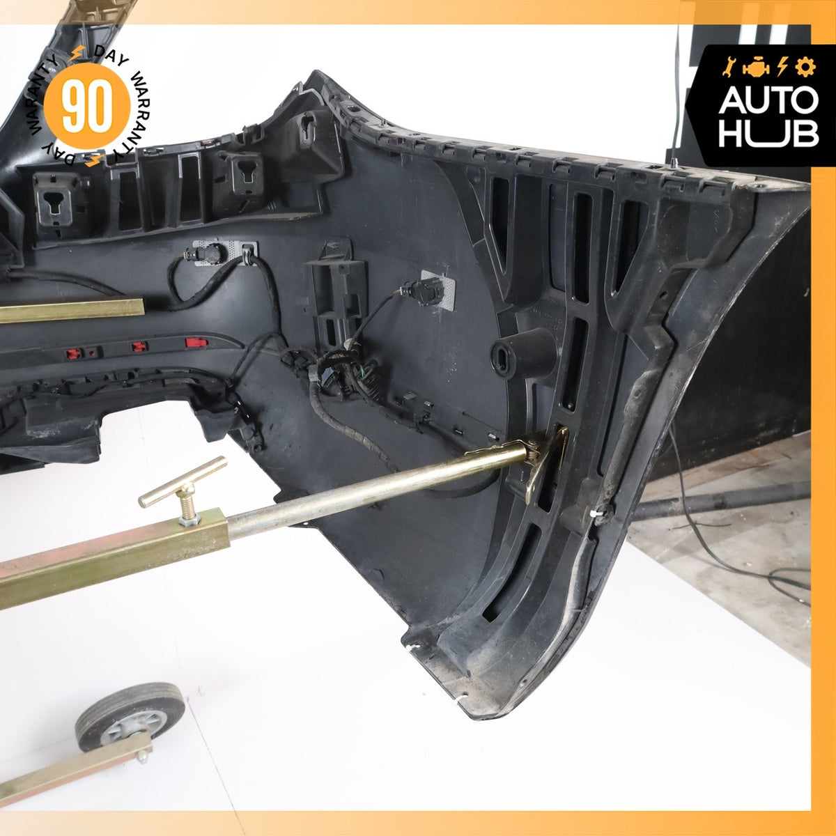 14-17 Mercedes W222 S600 S550 MAYBACH Base Rear Bumper Cover Assembly Black OEM - photo 16