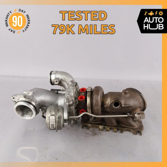 Mercedes W207 E400 4Matic M276 Right Turbocharger Turbo Charger Manifold OEM 79k - photo 1
