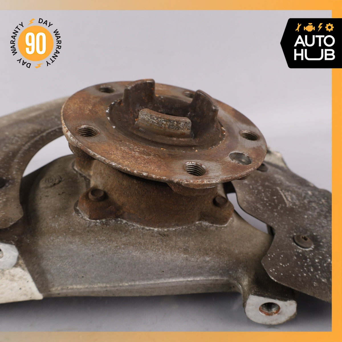11-18 Porsche Cayenne 958 Turbo Front Left Side Knuckle Spindle OEM 92k - photo 7
