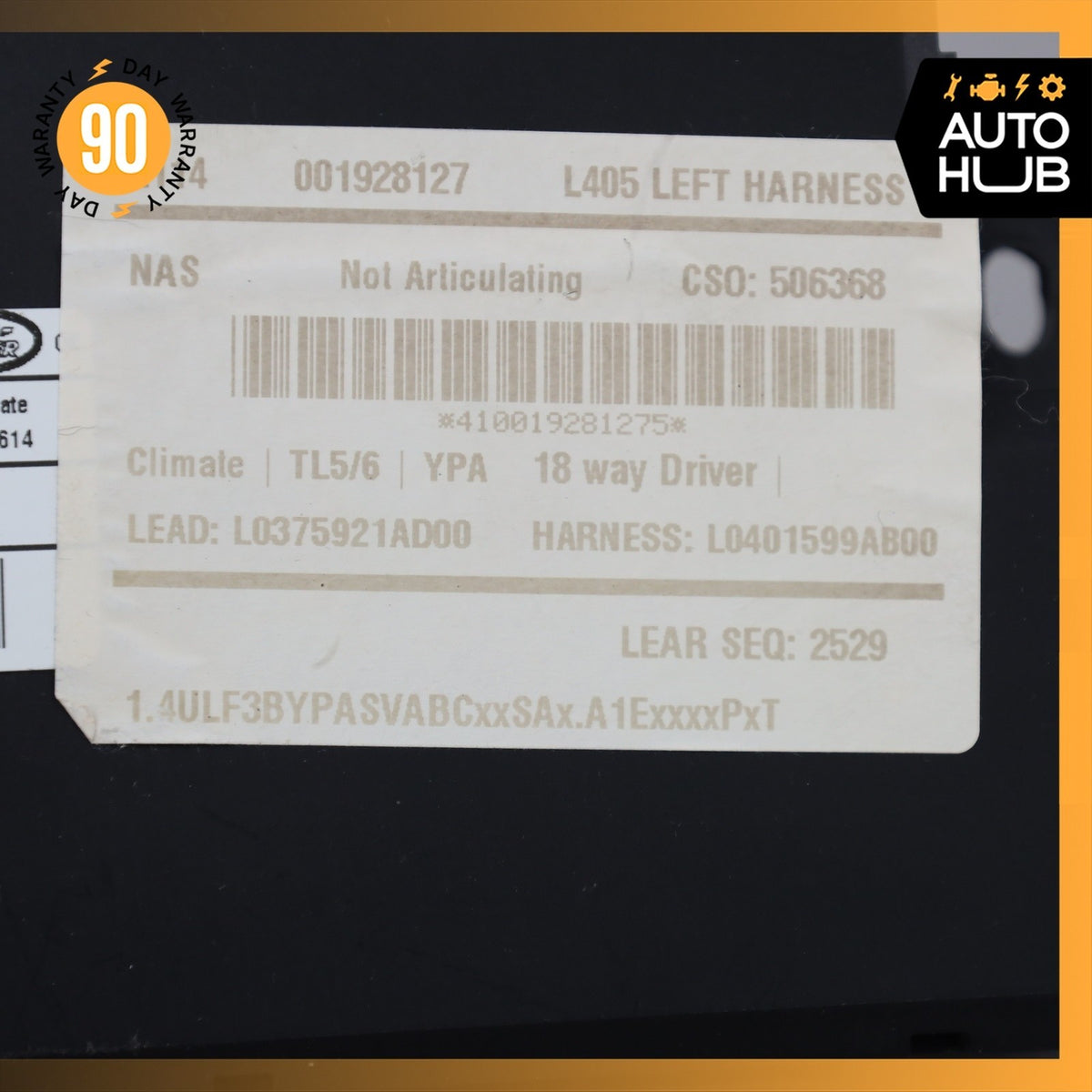 2014 LR Range Rover L405 L494 Front Left Seat Control Module Unit LR055474 OEM - photo 9