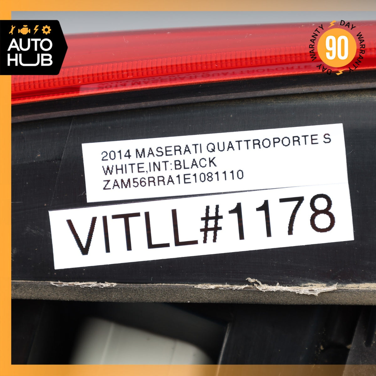 14-20 Maserati Quattroporte S Q4 M156 Right Side Inner Tail Light Lamp OEM 50k - photo 15