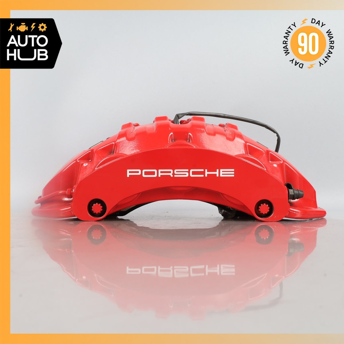 10-18 Porsche Macan 95B Cayenne Front Brake Calipers Left & Right Set OEM 44k - photo 10