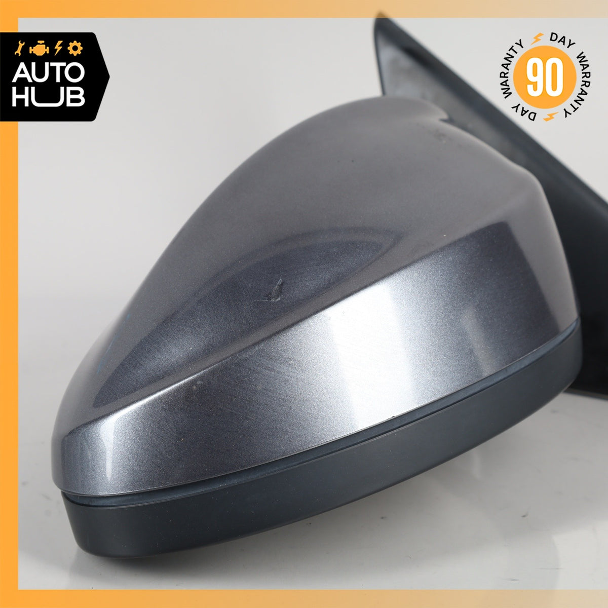 BMW E90 328i 335i Left Side Exterior Door Mirror Gray OEM 67k - photo 5