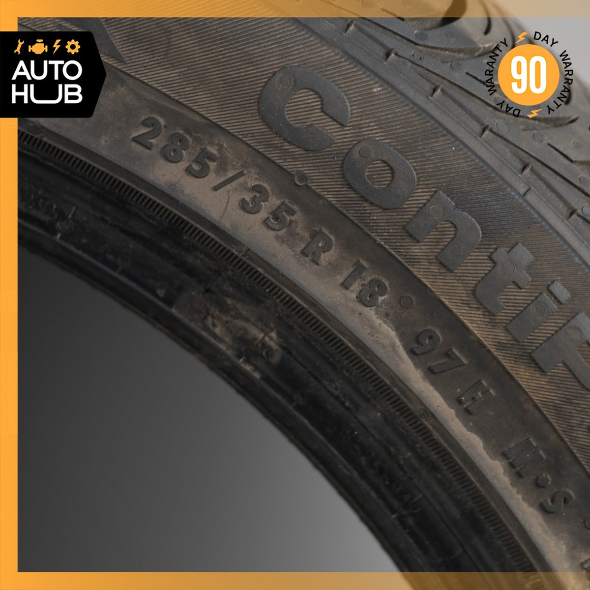 285/35R18 Continental ContiProContact 285 35 18' 97H Tire Set of 2 - photo 8