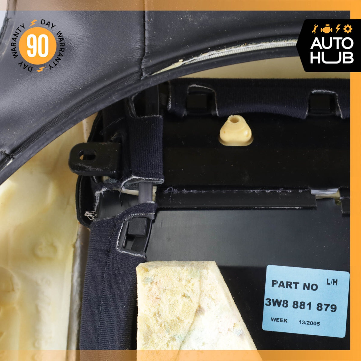 03-10 Bentley Continental GT Front Left Side Top Upper Seat Cushion OEM - photo 18