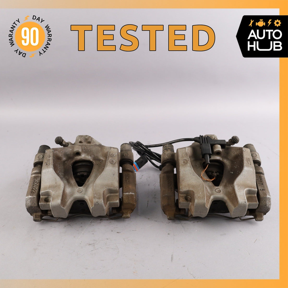 08-17 Mercedes W207 E400 C350 Rear Brake Calipers Left and Right Set OEM - photo 1