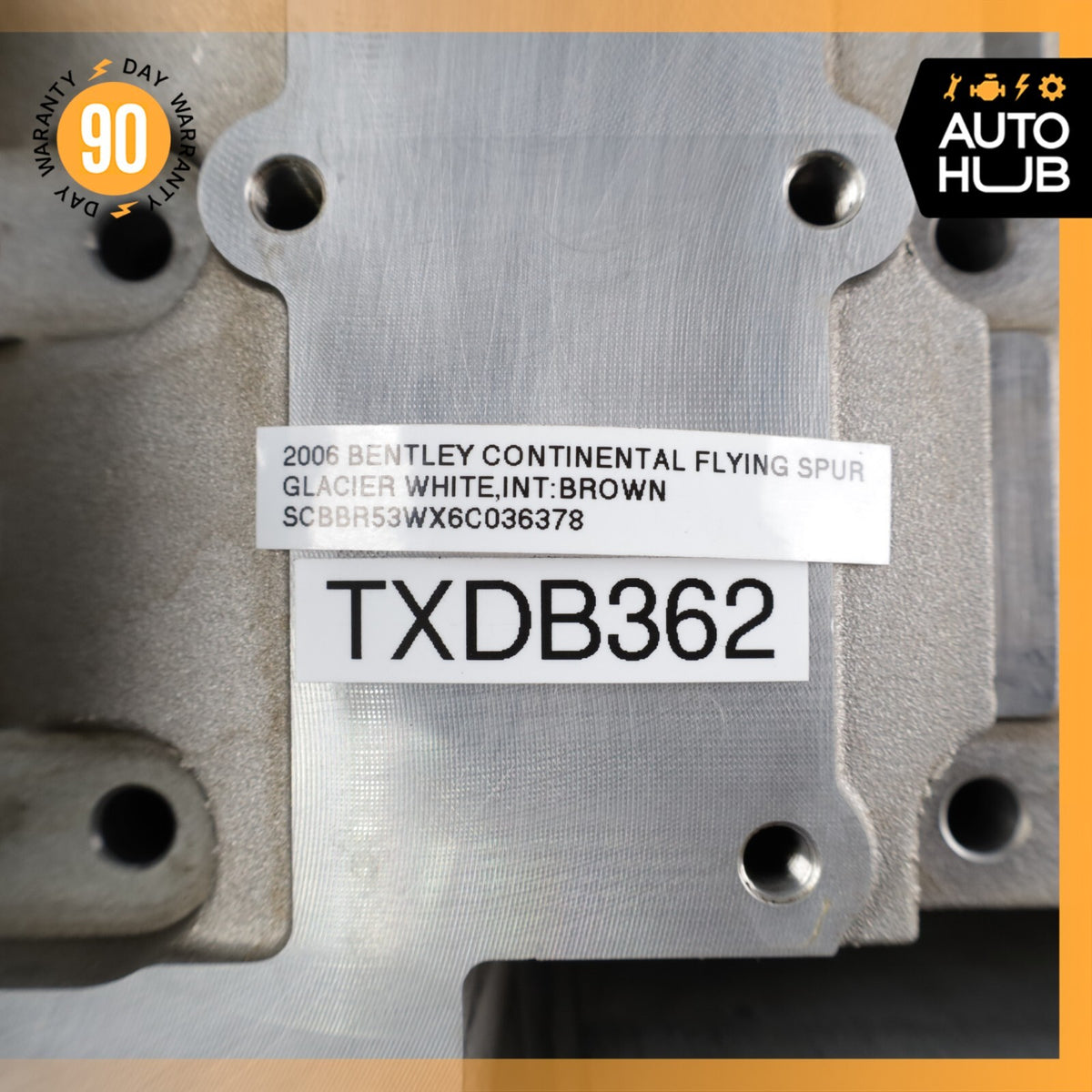 03-13 Bentley Continental Flying Spur GT 6.0L Lower Engine Motor Block OEM 58k - photo 20