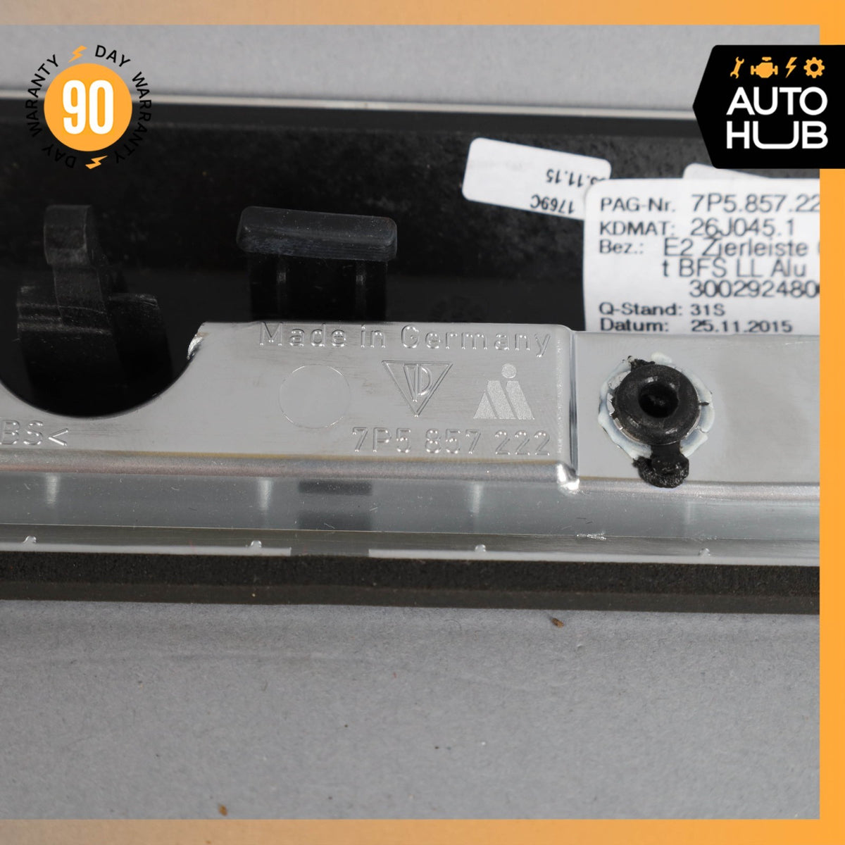 11-18 Porsche Cayenne 958 GTS Dashboard Cover Panel Trim Molding Set OEM 31k - photo 20